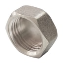 Заглушка латунь никель Ду 15 (1/2") ВР Valfex VF.590.N.012, DN 15, 1/2 дюйма