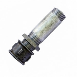 Сгон сталь оц Ду 20 L=110мм в комплекте ГОСТ 8969-75, DN 20, 3/4 дюйма