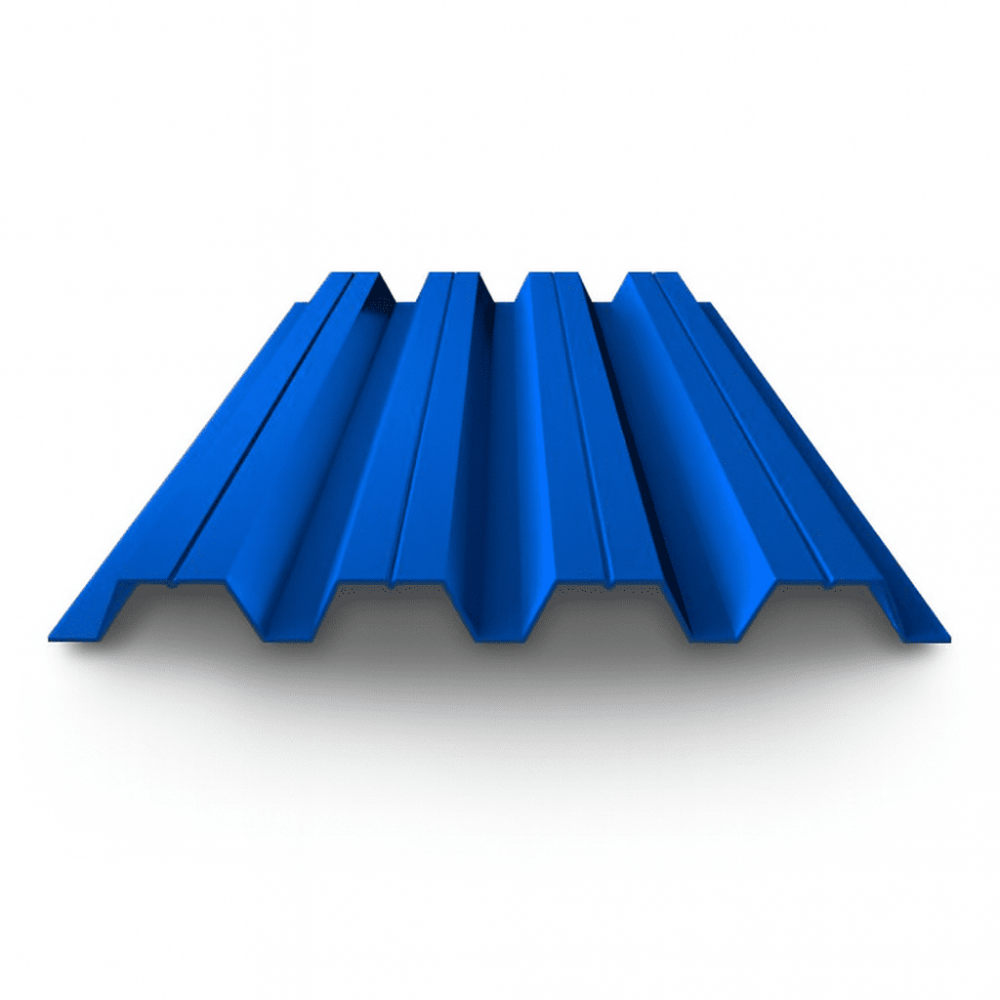 Профнастил окрашенный  С10 0,5х1100(1154) RAL 5005 синий