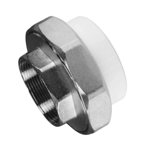 Муфта PP-R комбинированная под ключ белая ВР Дн 63х2" VALFEX 10134063